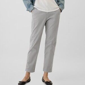 Gap Downtown Khaki Pants Ankle Mid Rise Gray Size 10 NEW